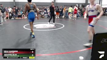 132 lbs Cons. Round 3 - Beau Sandberg, Molalla Mat Club vs Giovanni Silva, Peninsula Wrestling Club