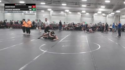 126 lbs Round 3 (10 Team) - Lazarus Munson, Grindstone WC vs Adam Khan, Savage WA White