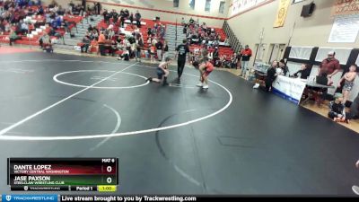 135 lbs Cons. Semi - Jase Paxson, Steelclaw Wrestling Club vs Dante Lopez, Victory Central Washington