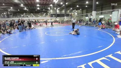 85 lbs Finals (2 Team) - Blake Chaffin, JEFFERSON WRESTLING CLUB vs Kyle Link, PIT BULL WRESTLING ACADEMY