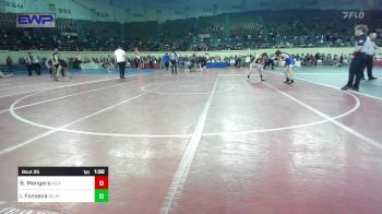 110 lbs Round Of 16 - Brooklyn Mengers, McAlester vs Isabella Fonseca, Deer Creek Wrestling