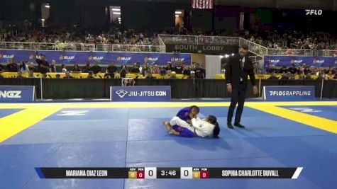 Sophia Charlotte Duvall vs Mariana Diaz Leon 2026 Pan Kids Jiu-Jitsu IBJJF Championship