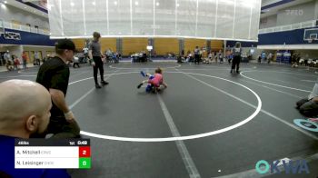 46 lbs Semifinal - Azayla Mitchell, El Reno Wrestling Club vs Nash Leisinger, Choctaw Ironman Youth Wrestling