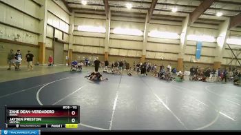 112 lbs Cons. Semi - Jayden Preston, Arizona vs Zane Dean-Verdadero, Hawaii