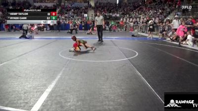 49 lbs Semifinal - Kemp Taylor, Greater Heights vs Ryker Carr, Slyfox