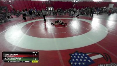 71 lbs Champ. Round 1 - Tony Distasio, Lemont Bears WC vs Alonzo Rodriguez, Racine Area Wrestling Inc.