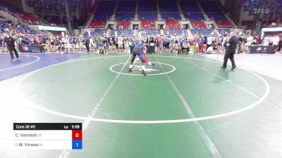 190 lbs Cons 32 #2 - Carter Vannest, CA vs Wura Yinusa, OK