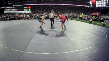 D2-190 lbs Champ. Round 1 - Martin Knight, North Branch HS vs David Alley, St Clair HS