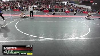 100 lbs Cons. Round 2 - Blake Champlin, LAW /TOMAH vs Liam Baker, Beaver Dam Youth Wrestling