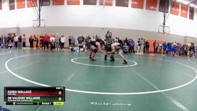 175 lbs Champ. Round 2 - De`vaughn Williams, Washington (Massillon) vs Aiden Wallace, Willard