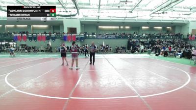 185 lbs 3rd Place - Adalynn Southworth, Conard vs Shyann Bryan, Bristol Central