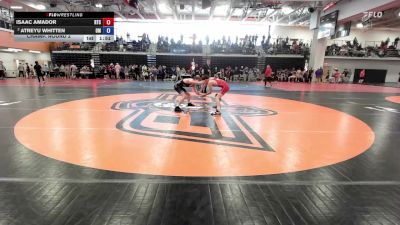 120 lbs Champ. Round 2 - Isaac Amador, Riverside Training Center vs Atreyu Whitten, Open Mats