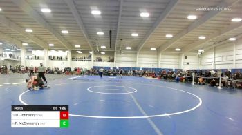 145 lbs Round Of 16 - Hunter Johnson, Tewksbury vs Forrest McSweeney, Smith Voc