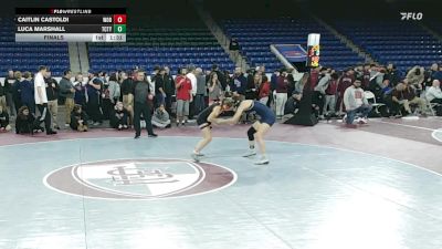 126 lbs Final - Caitlin Castoldi, Woburn vs Luca Marshall, Tri-County