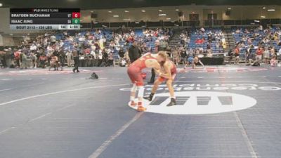 126 lbs Consi Of 128 #2 - Brayden Buchanan, VT vs Isaac Jung, GA