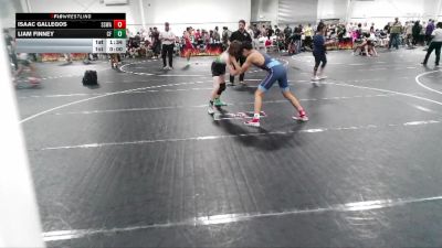 113 lbs Cons. Round 3 - Liam Finney, Carolina Forest vs Isaac Gallegos, SWA Slate Wrestling Academy