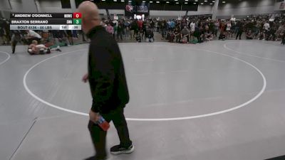 80 lbs Champ. Rd Of 32 - Braxton Serrano, Stout Wrestling Academy vs Andrew O'Donnell, Mat Demon Wrestling Club