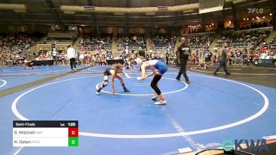 75 lbs Semifinal - Sosi Mitchell, Smith Wrestling Academy vs Kylee Ooton, Prodigy Elite