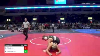 137 lbs Round Of 16 - Beau Priest, Driller WC vs Kodi Ferguson, Thatcher War Eagles