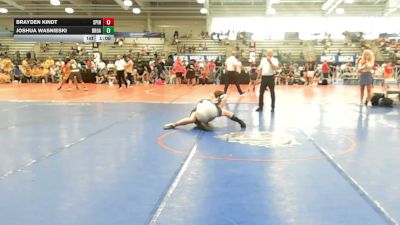 160 lbs Rr Rnd 1 - Brayden Kindt, Spinal Tap - HSB vs Joshua Wasnieski, Broad Axe Green - HSB