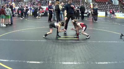 67 lbs 1st Place Match - Alexis Rikkers, Saranac Youth WC vs Elliana McLanahan, Summit Wrestling