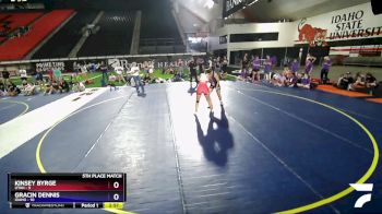 150 lbs Placement Matches (16 Team) - Kinsey Byrge, Utah vs Gracin Dennis, Idaho