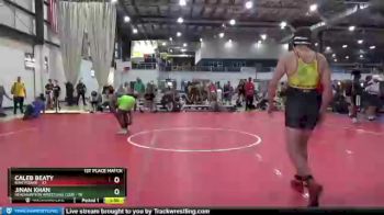 200 lbs Placement (4 Team) - Caleb Beaty, RAW POWER vs Jinan Khan, HEADHUNTERS WRESTLING CLUB