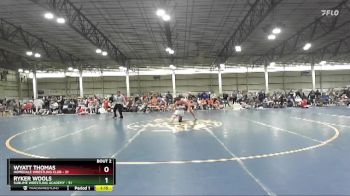 165 lbs Round 1 (4 Team) - Ryker Wools, Sublime Wrestling Academy vs Wyatt Thomas, Homedale Wrestling Club
