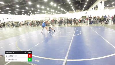 190 lbs Round Of 32 - Brock Mulder, Nighthawks WC vs Ryan Barrios, Threshold WC