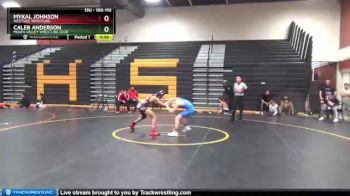 100 lbs Semifinal - Mykal Johnson, Westside Wrestling vs Caleb Anderson, Moapa Valley Wrestling Club