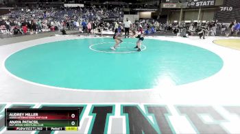 67 lbs 2nd Place Match - Audrey Miller, Askeo International Mat Club vs Anaya Patacsil, Mat Demon Wrestling Club