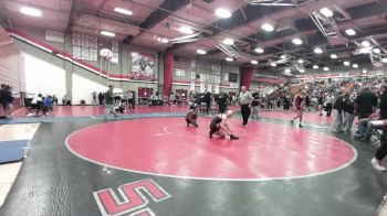 130 lbs Champ. Round 2 - ZELIGH ELLISTON-PEREZ, Upland vs Lenore Brown, Mission Viejo