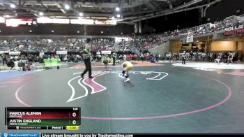 120 lbs Cons. Round 6 - Marcus Aleman, Fruitland vs Justin England, Crook County
