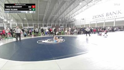 72 lbs Quarterfinal - James Tillman, Team Prestige Wrestling vs Nolan Broadbent, Sanderson Wrestling Academy