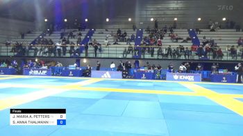 JENNI MARIA A. PETTERSEN vs SALOME ANNA THALMANN 2024 European Jiu-Jitsu IBJJF Championship