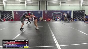 120 lbs Round 2 - Isabella Baccio, LAW vs Nadia Ungurean, Williamsport Wrestling Club