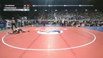 4A-113 lbs Cons. Semi - Chi Simmons, Sheridan vs Steven Ziegler, Campbell County