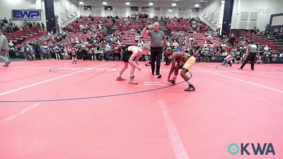 92 lbs Quarterfinal - Tyree Cade Jr., Midwest City Bombers Youth Wrestling Club vs Cason Rigdon, Piedmont