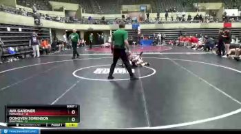 106 lbs Round 1 (4 Team) - Donoven Sorenson, Owatonna vs Ava Gardner, Marshfield
