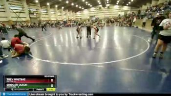 70 lbs Semis & Wb (16 Team) - Bridger Olson, Champions vs Trey Whiting, Uintah