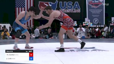 74 kg Rnd Of 16 - Kyle Dutton, Arkansas Regional Training Center vs Jude Link, Minnesota