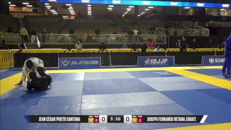 Joseph Fernando Retana Zárate vs Jean César Prieto Santana 2025 Pan Jiu Jitsu IBJJF Championship