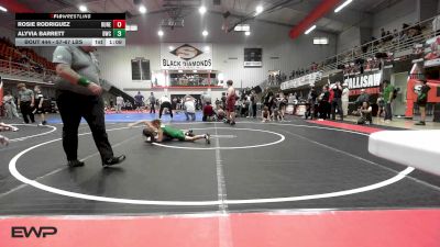 57-67 lbs Rr Rnd 3 - Rosie Rodriguez, Runestone vs Alyvia Barrett, Brushy Wrestling Club