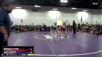 125 lbs 4th Wrestleback (16 Team) - Ethan De La Cruz, New Jersey vs Gavin Ciampoli, Pennsylvania Red