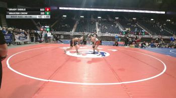 4A-190 lbs Semifinal - Brady Dibble, Natrona County vs Braxten Crow, Sheridan