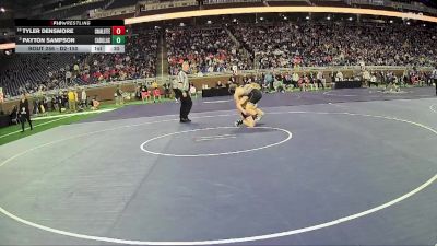 D2-150 lbs Cons. Round 2 - Tyler Densmore, Charlotte HS vs Payton Sampson, Cadillac HS