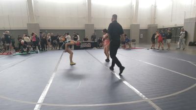 110 lbs Champ. Rd Of 16 - Sylvana Adame, Las Animas Wrestling Club vs Avery LeBlanc, Powell Wrestling Club