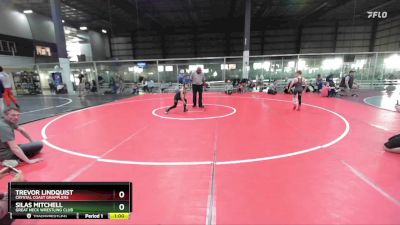75 lbs Semifinal - Trevor Lindquist, Crystal Coast Grapplers vs Silas Mitchell, Great Neck Wrestling Club