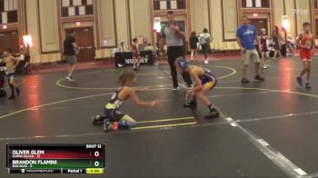 70 lbs Finals (8 Team) - Brandon Flamini, Bad Bass vs Oliver Glem, SVRWC Black
