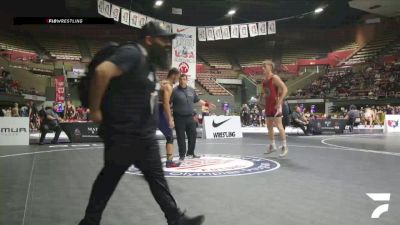 Champ. Round 1 - Grady Cloyd vs James Flores, Western High School Wrestling